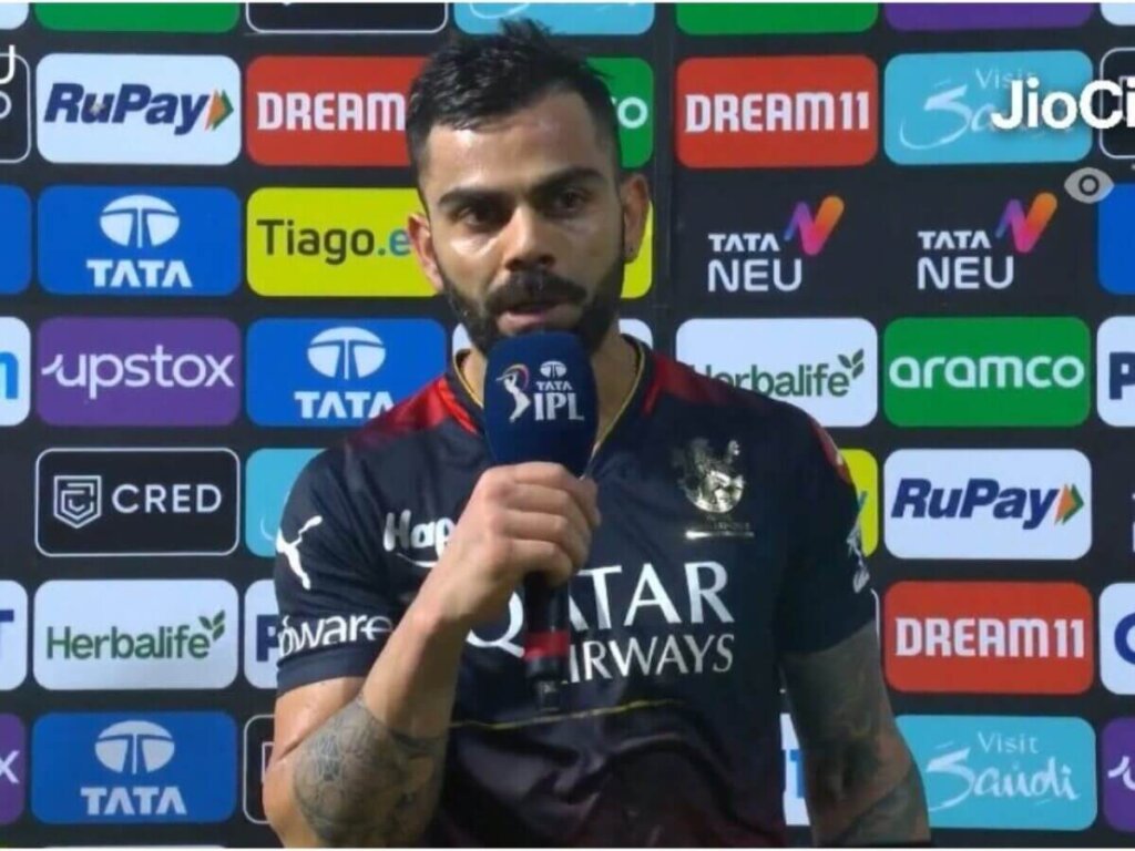 Virat Kohli answers to criticism of his strike rate.